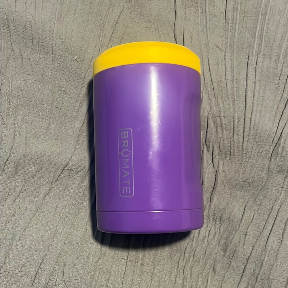 BrüMate Purple and Yellow Duo Can Cooler